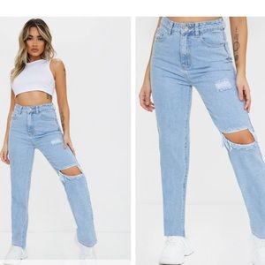 Pretty little thing Mom jeans Size 10